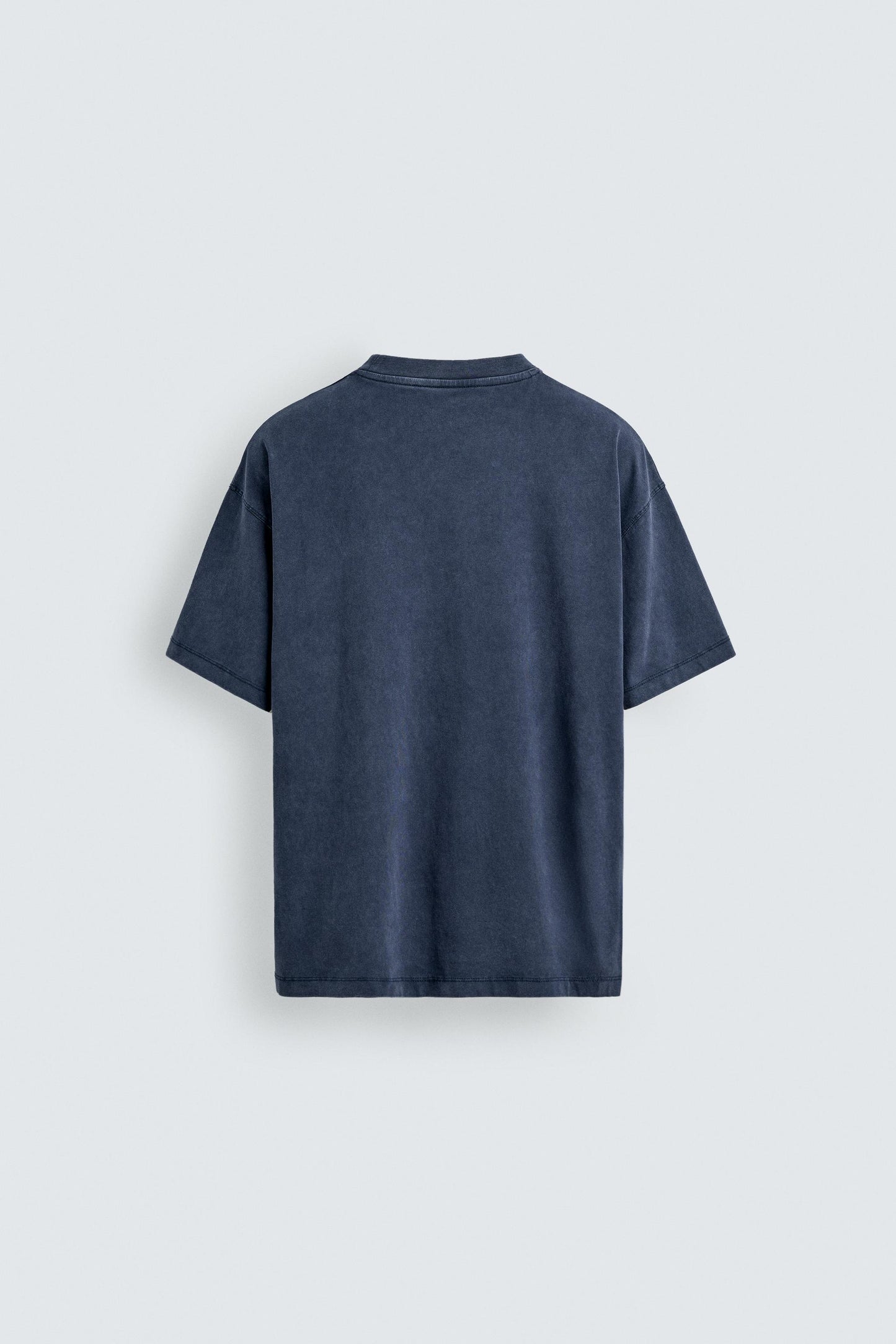 T-SHIRT MENSAGEM EFEITO LAVADO