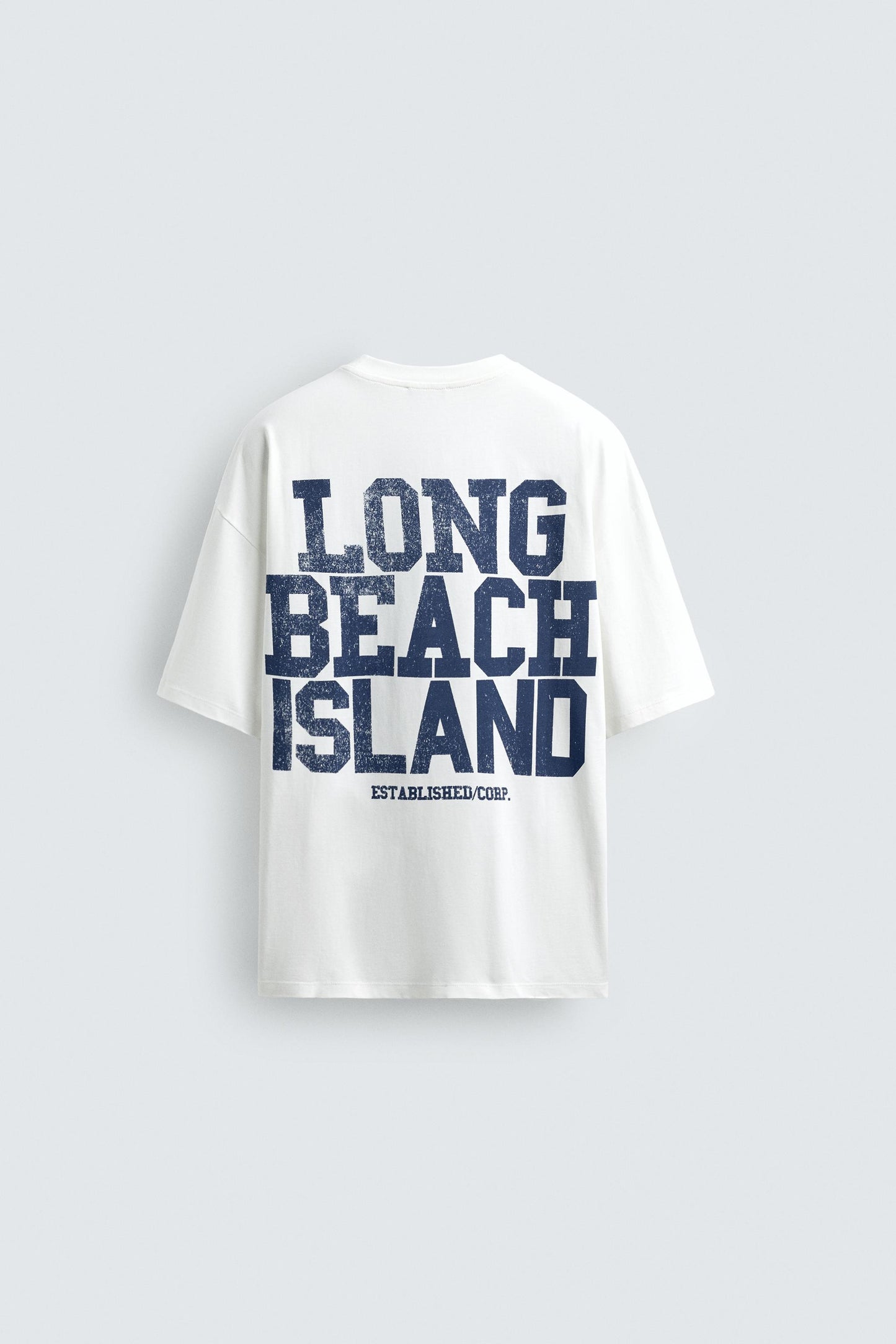 T-SHIRT RELAX FIT COM ESTAMPADOS EFEITO LAVADO