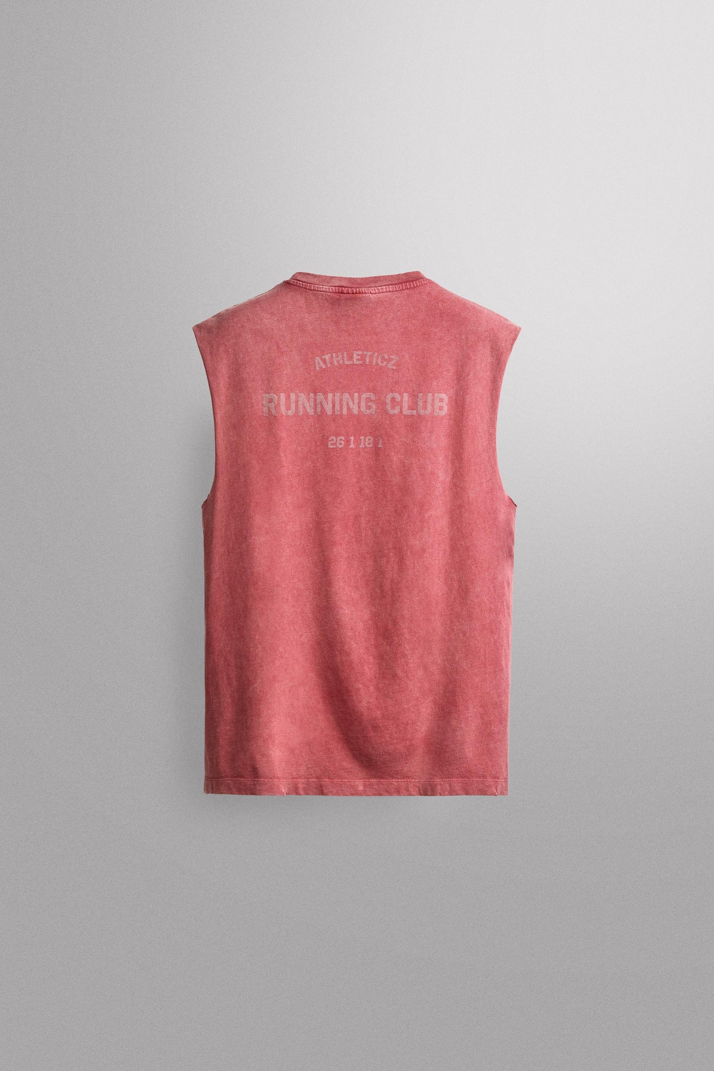 T-SHIRT TANK RUNNING DE ALGODÃO