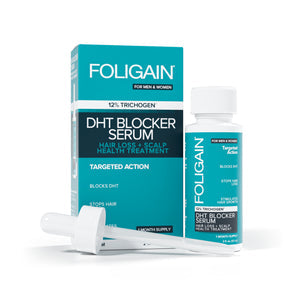SÉRUM FOLIGAIN PARA REGRESSÃO CAPILAR E BLOQUEIO DE DHT COM 12% TRICHOGEN®