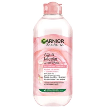 SkinActive Agua Micelar con Agua de Rosas Todo en 1
