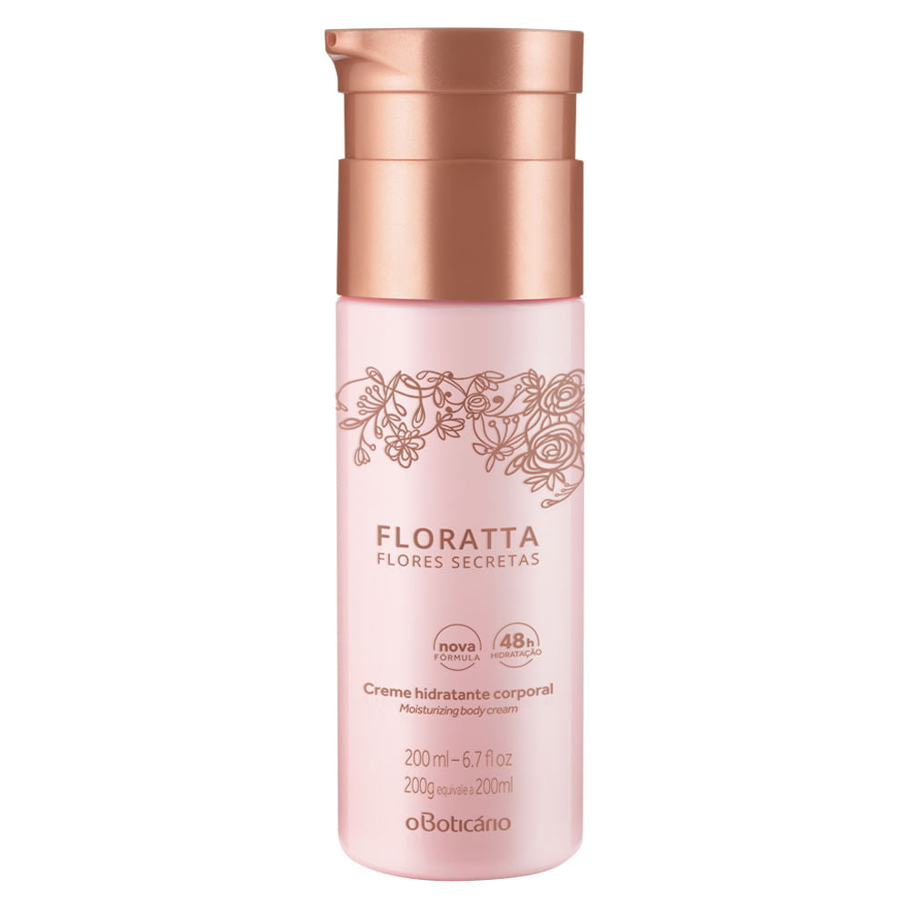 Creme Hidratante Corporal Floratta Flores Secretas