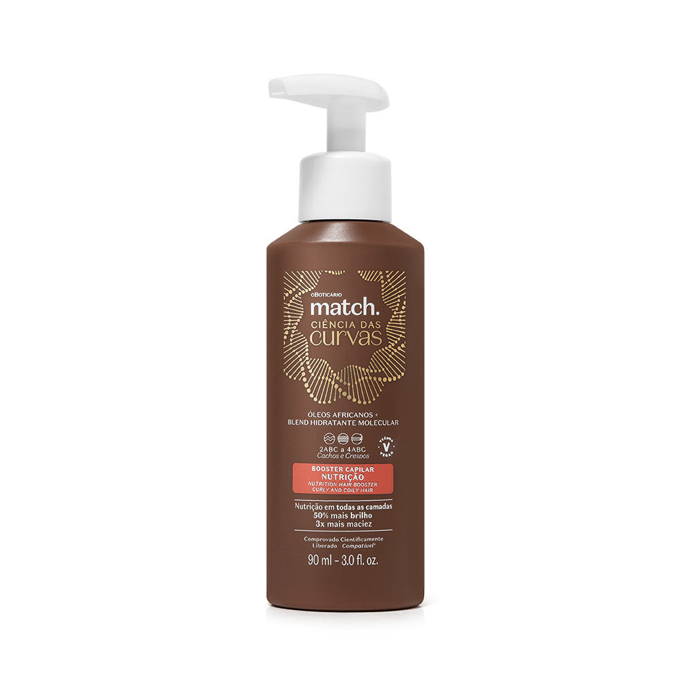 Booster Capilar Nutrição Match Ciências das Curvas
