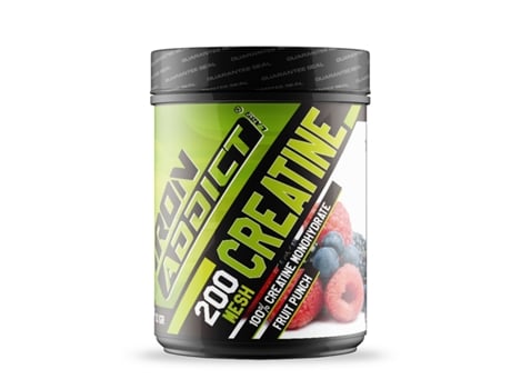 Creatina Monohidratada 100% 200 Mesh 300G Soco Da Fruta Iron Addict Labs - Monohidratada