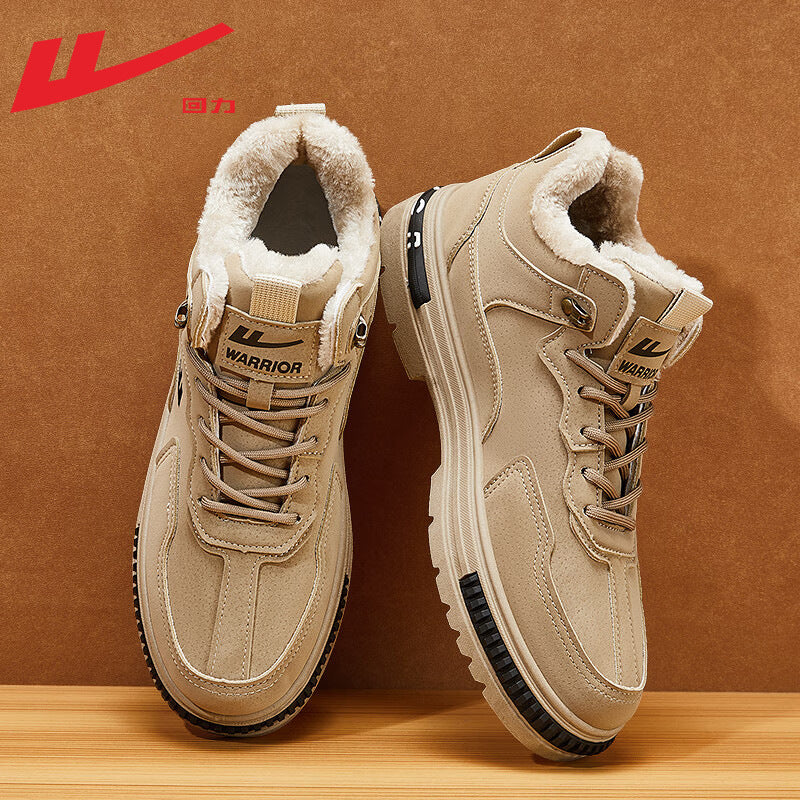 Warrior Versátil 2025 Novos Sapatos de Trabalho Botas Martin Simples Com Atacadores Masculinos Ténis Desportivos Casuais para Deslocações ao Ar Livre