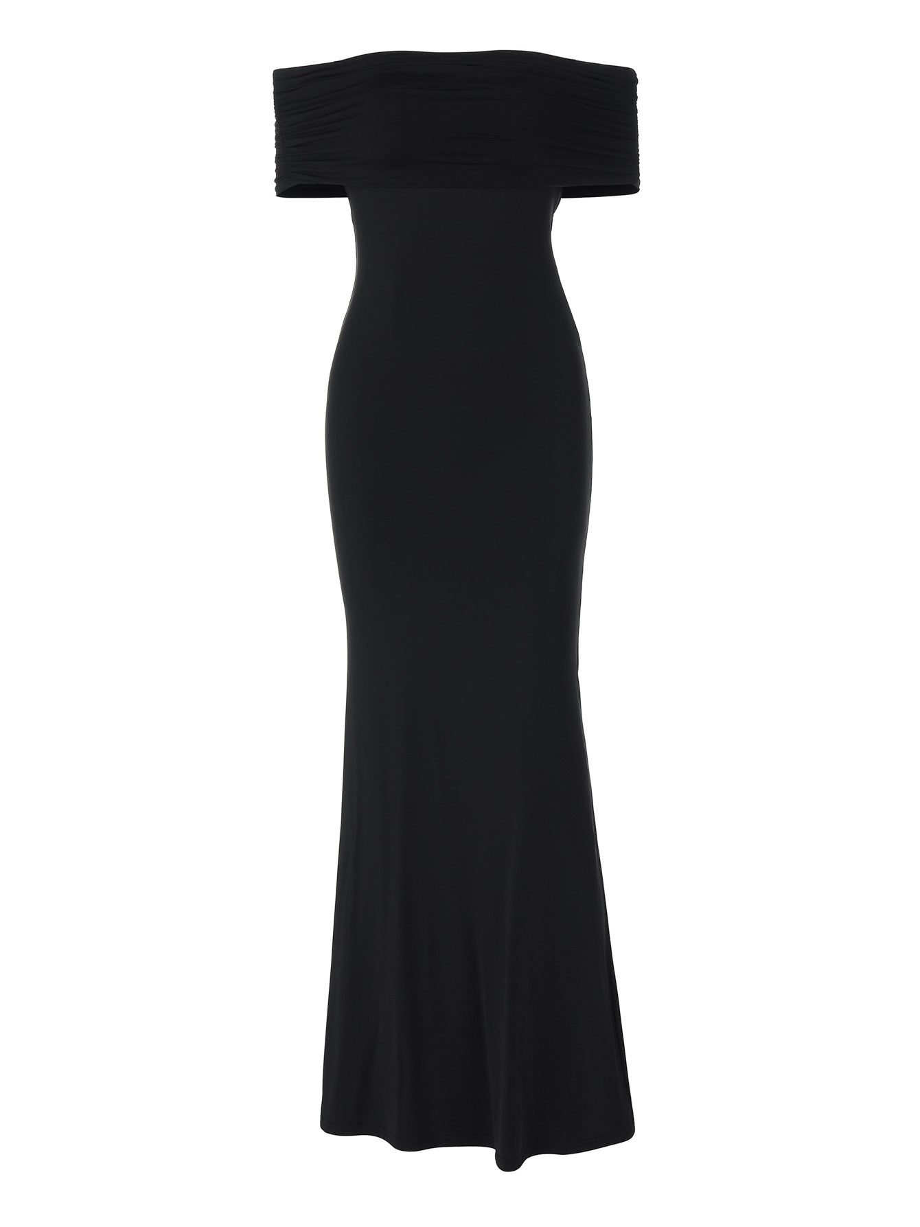 Novo vestido feminino elegante de palanquim de ombros descobertos, de ombros descobertos, transfronteiriço europeu e americano de verão 2025, longo e slim-fit
