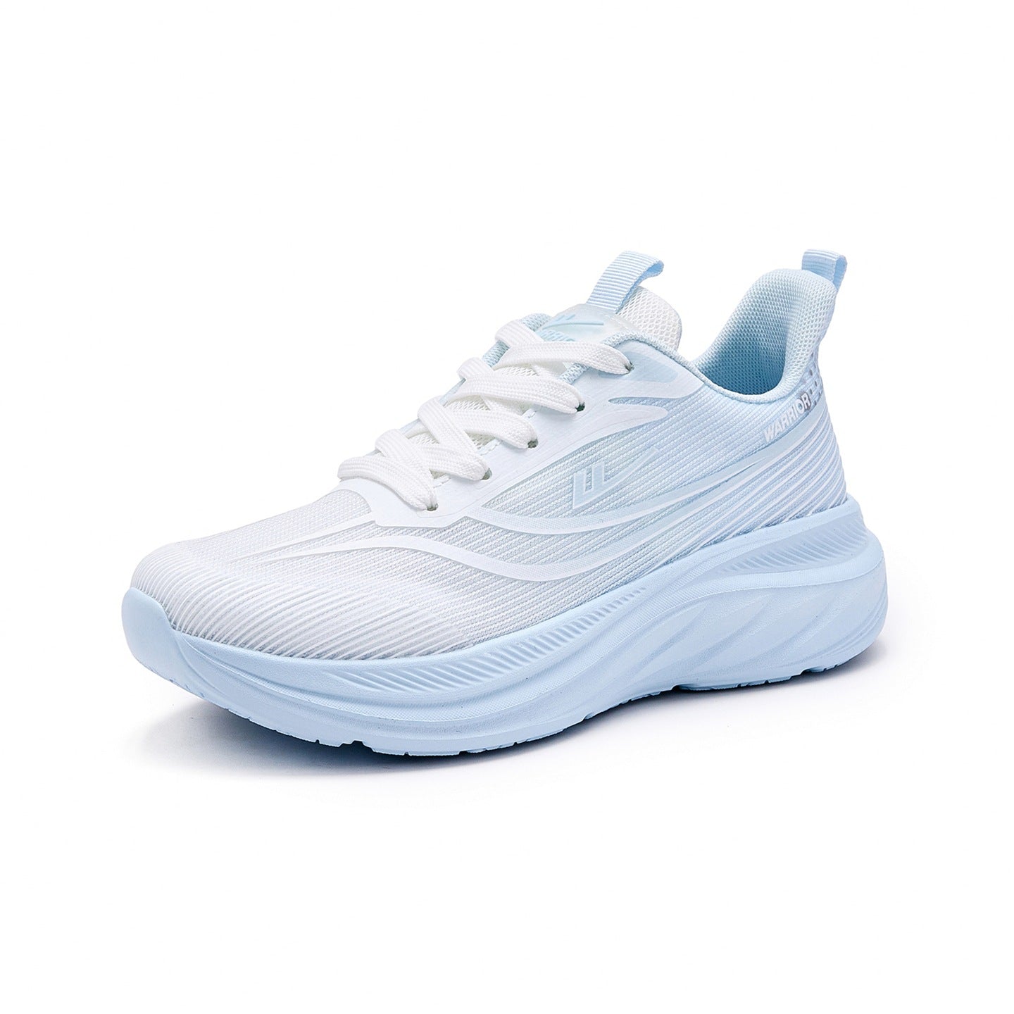 Os novos ténis desportivos confortáveis e baixos da Warrior, sapatos de plataforma modernos e de alto valor com blocos de cor, sapatos femininos simples e leves