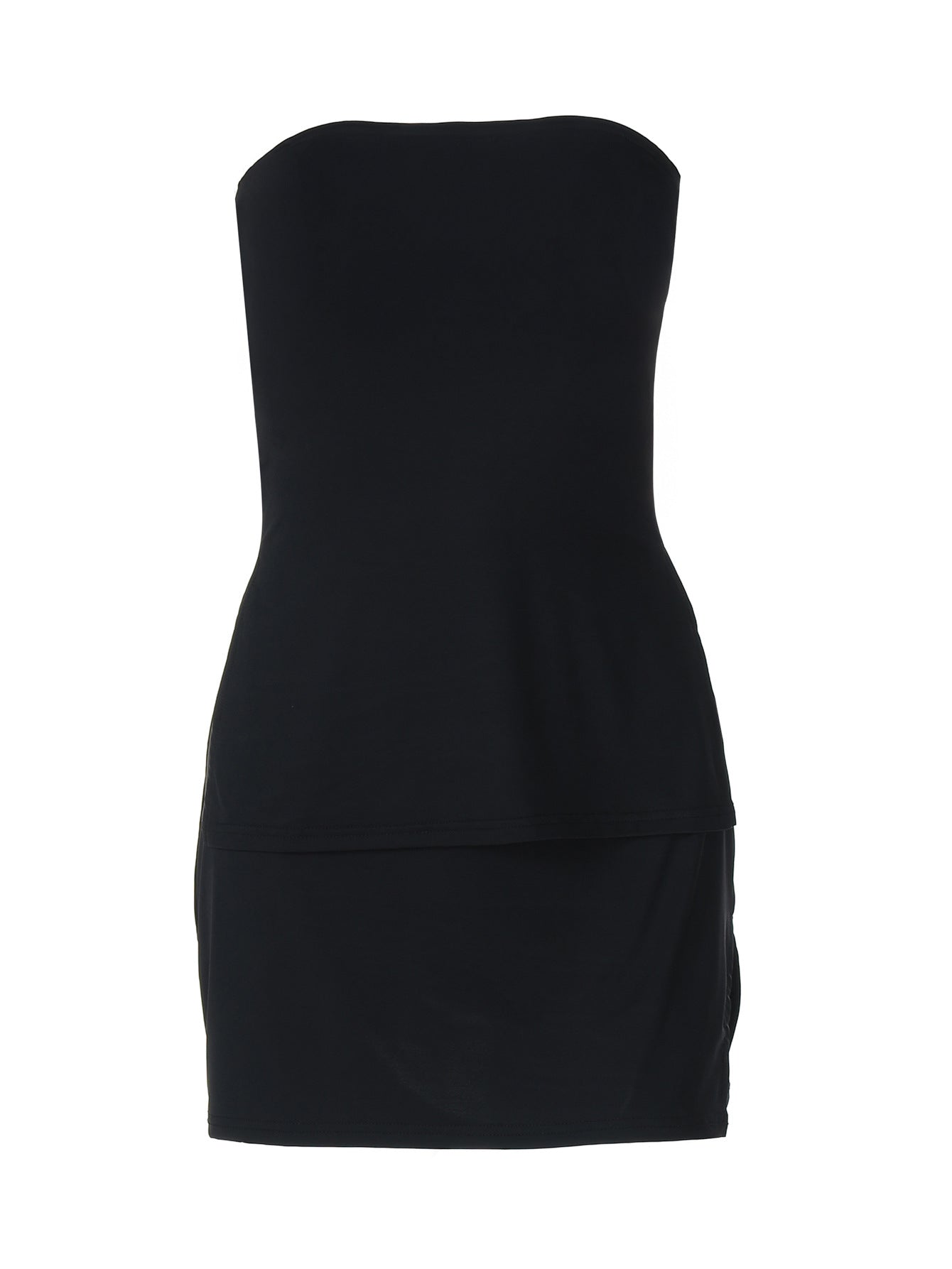 2026 Amazon European e American Cross-Style New Style Sexy Hot Girl Sexy Strapless Slim, ajustada, ajustada e ajustada à anca, saia curta de duas peças