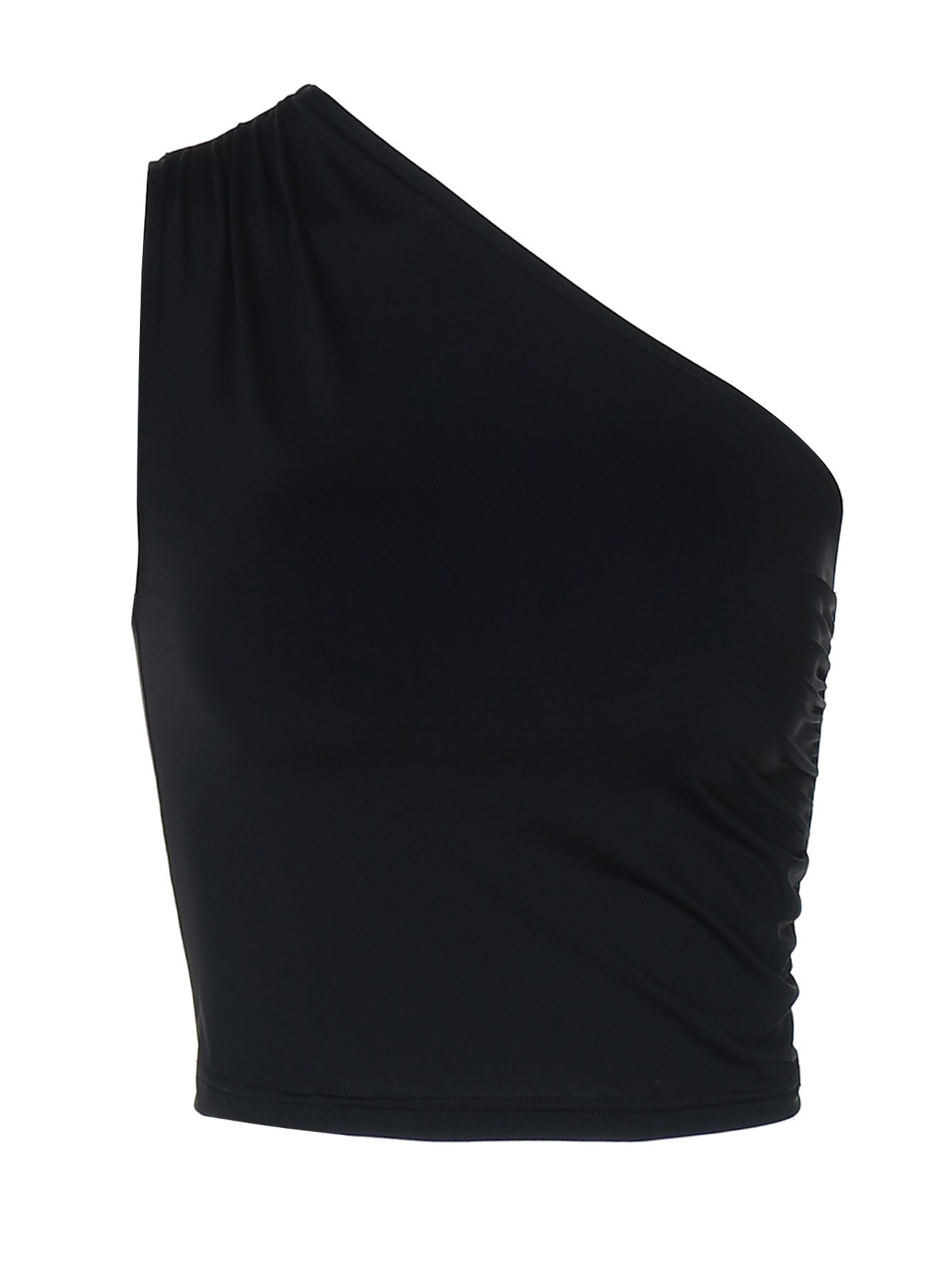 2026 Amazon Summer New Hot Girl Style Camisola Feminina Crossbody Sem Mangas Sexy Design de T-shirt Ajustada para Mulher
