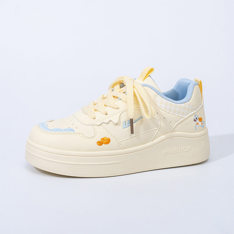 Warrior's Spring 2026 Spring 2026 Singles Femininos, Sapatos Coreanos Confortáveis e Modernos e Versáteis, Sapatos Casuais de Estilo Premier de Alta Aparência