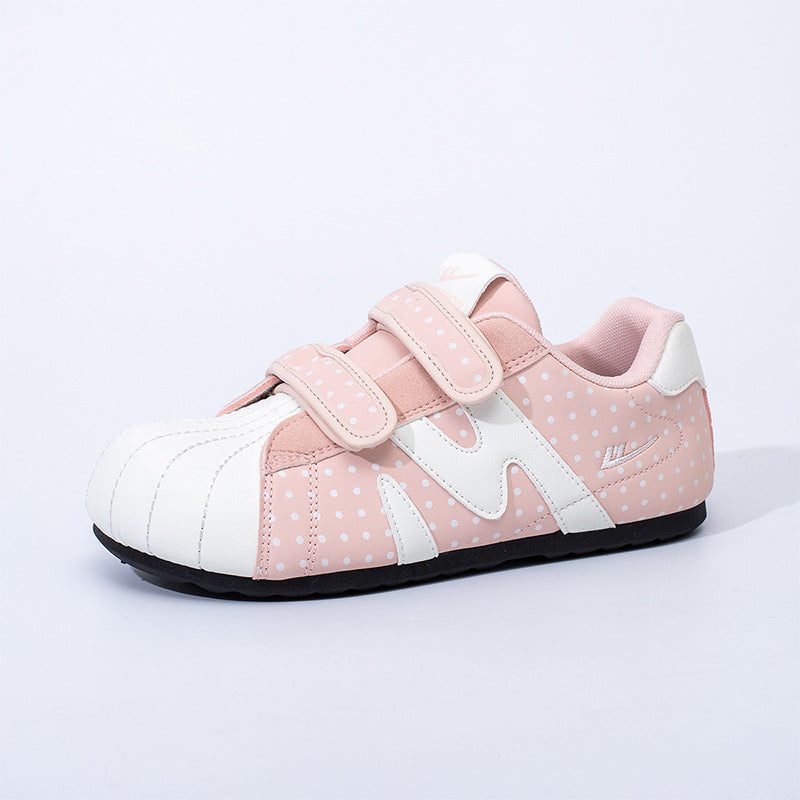 Warrior, versátil, retro, giro Velcro Dexun, sapatos casuais casuais e casuais na moda, mulheres coreanas solteiras de alto valor