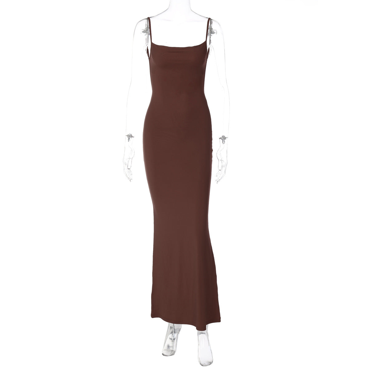Verão INS 2026 Vestido Feminino Feminino Sexy Sexy Fit-less Spaghetti Strap Strap para mulheres