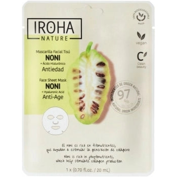 Mascarilla Facial Antiedad con Noni y Ácido Hialurónico