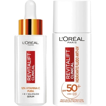 Set Revitalift Clinical Sérum Vitamina C 30ml + Fluido Anti - UV SPF 50+ 50ml