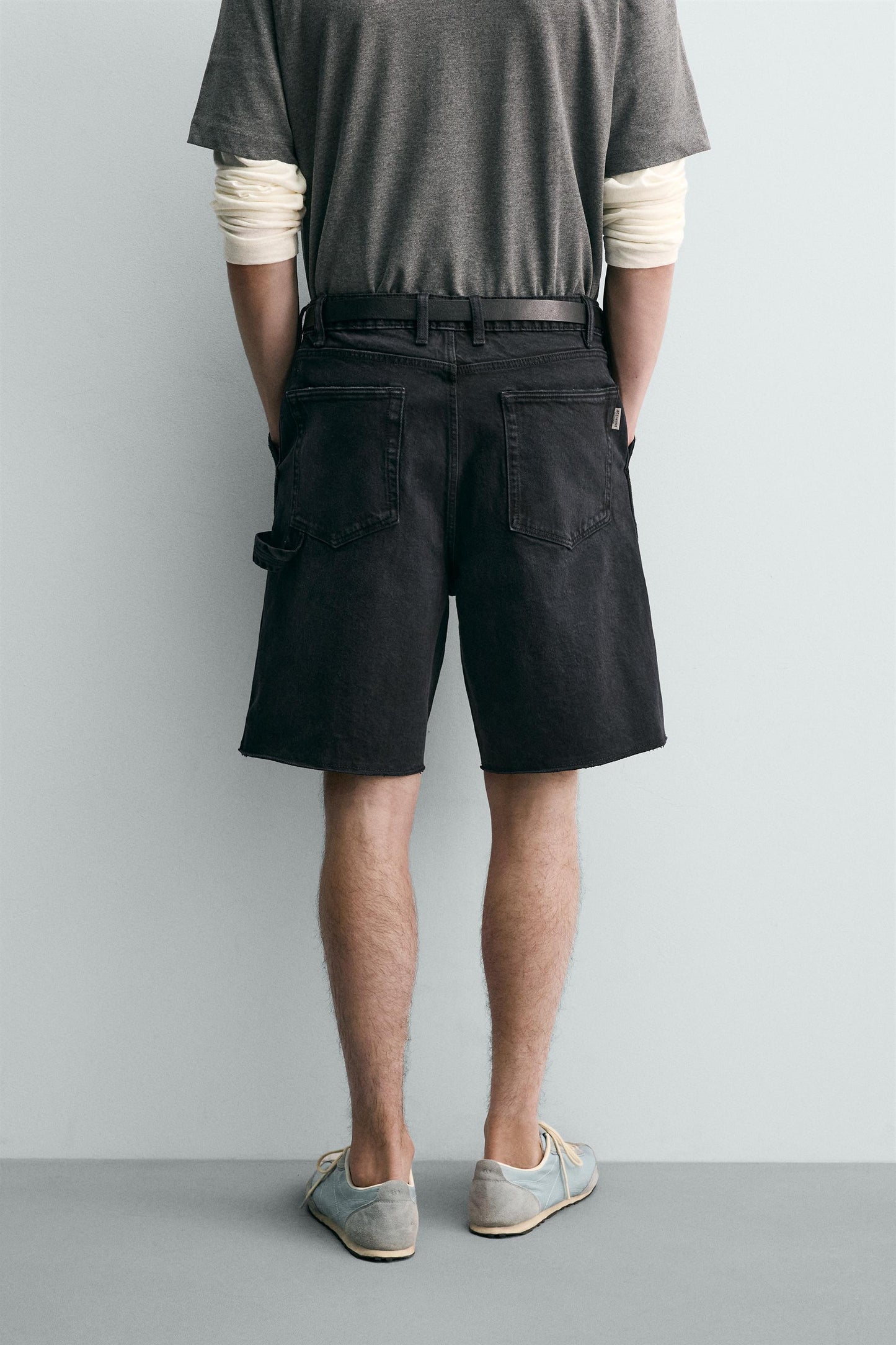 CALÇÕES BERMUDA RELAXED FIT BOLSO DE CARPINTEIRO