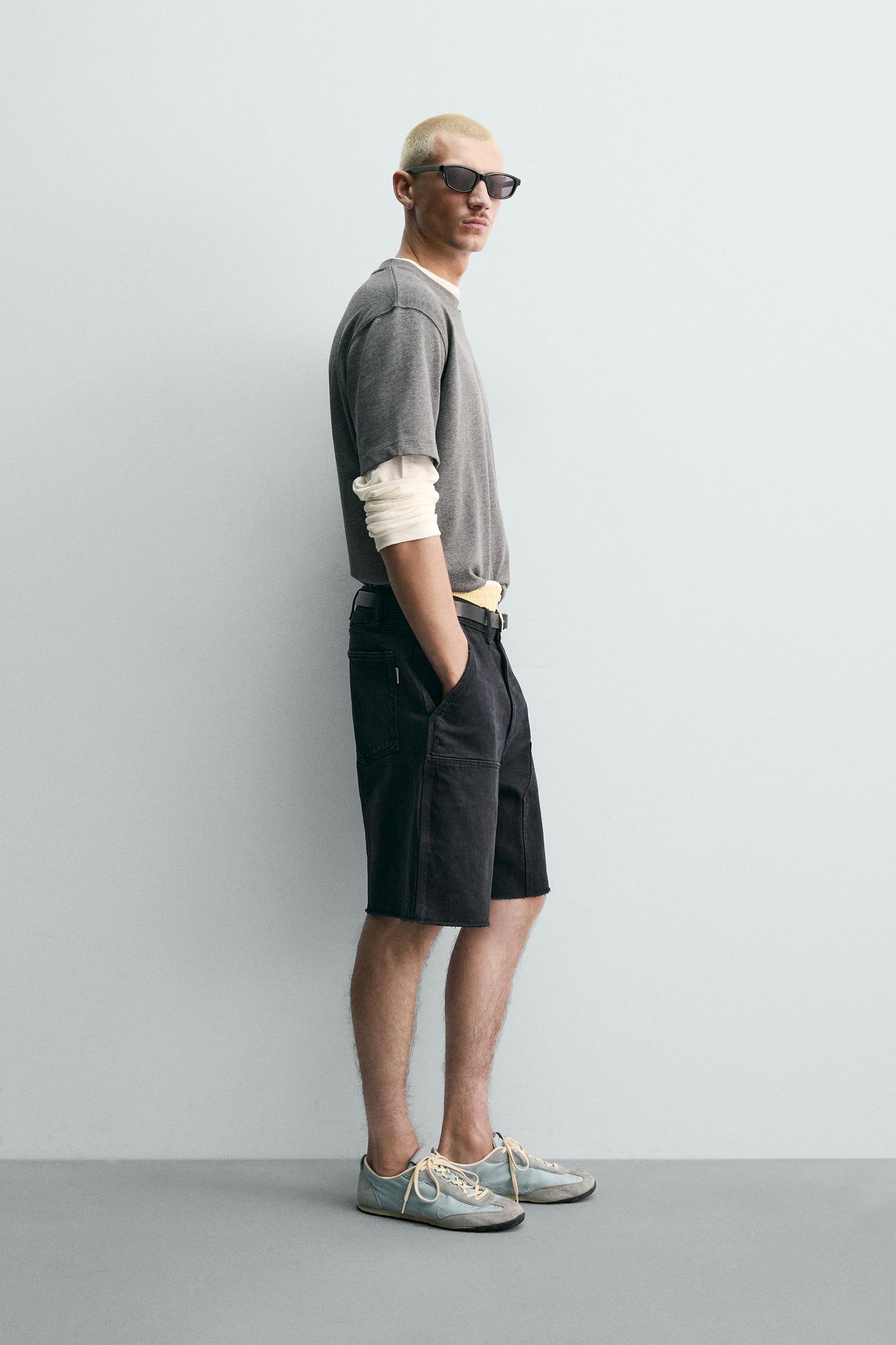 CALÇÕES BERMUDA RELAXED FIT BOLSO DE CARPINTEIRO