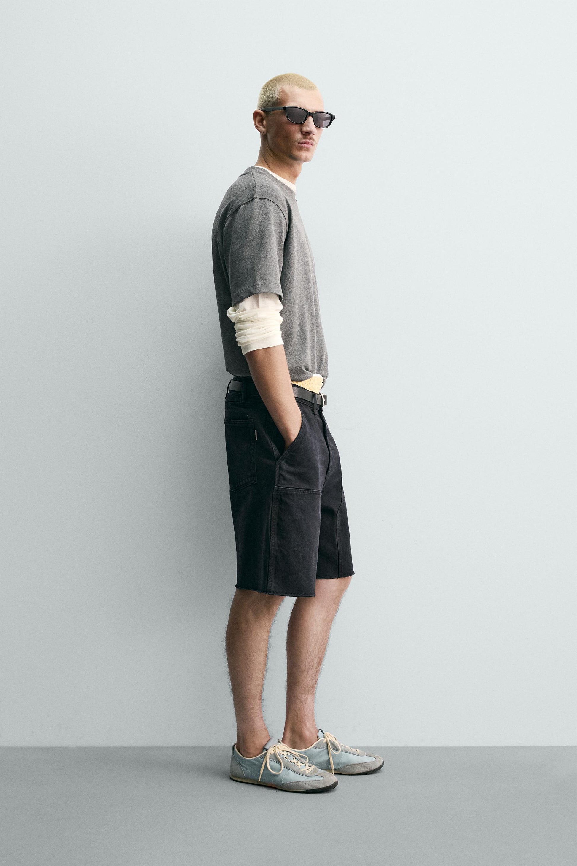 CALÇÕES BERMUDA RELAXED FIT BOLSO DE CARPINTEIRO