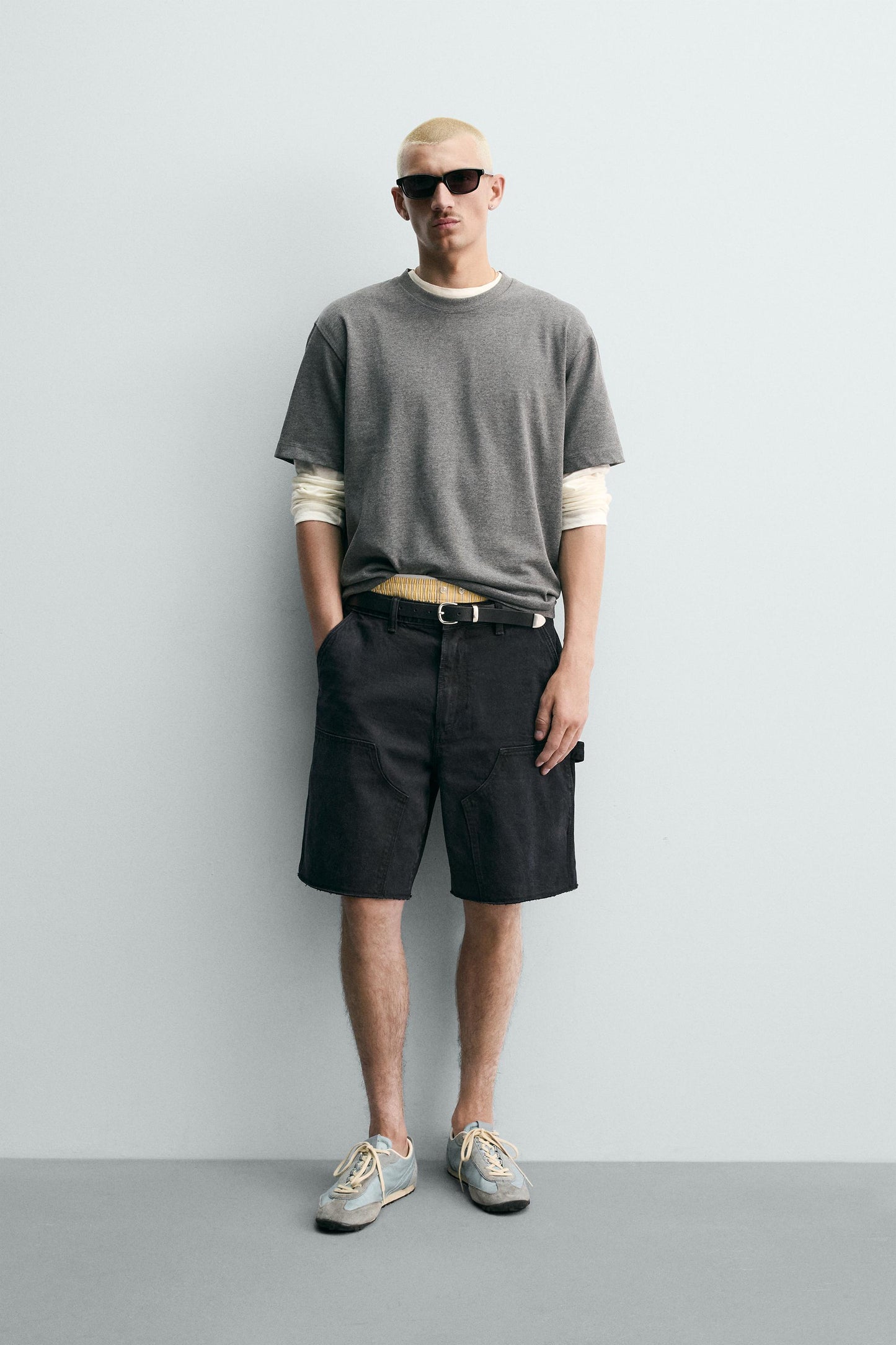 CALÇÕES BERMUDA RELAXED FIT BOLSO DE CARPINTEIRO