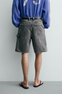 CALÇÕES BERMUDA RELAXED FIT BOLSO DE CARPINTEIRO