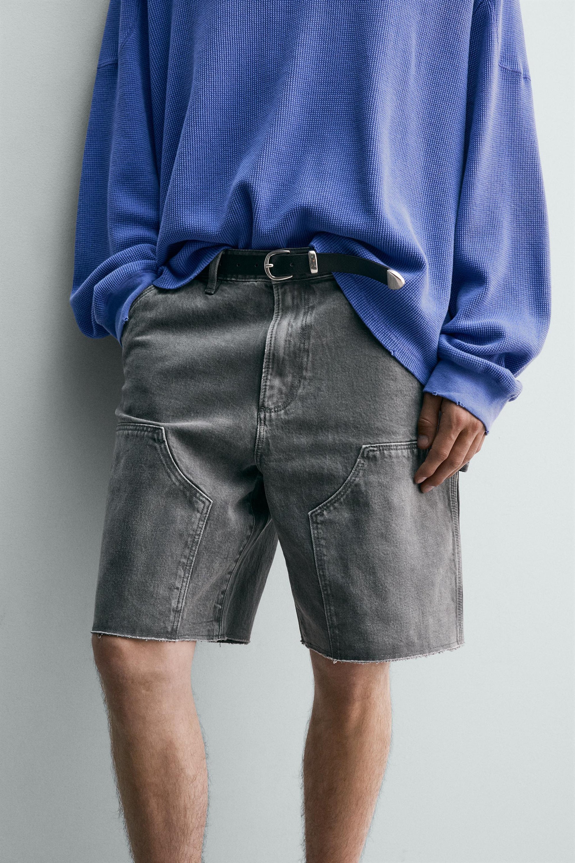 CALÇÕES BERMUDA RELAXED FIT BOLSO DE CARPINTEIRO