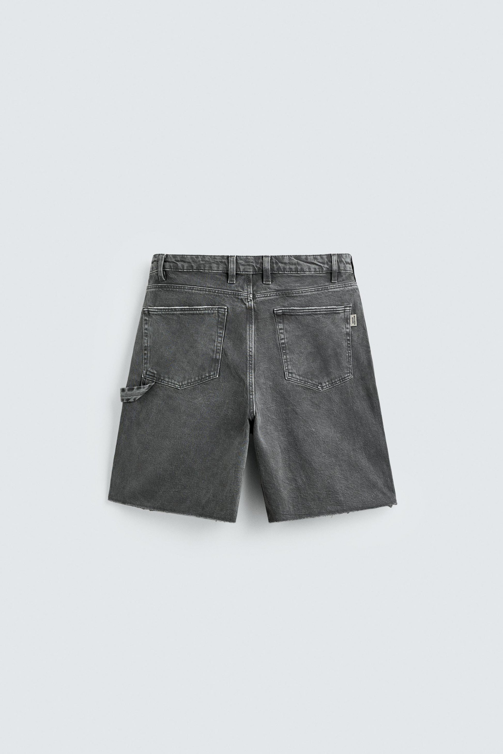 CALÇÕES BERMUDA RELAXED FIT BOLSO DE CARPINTEIRO