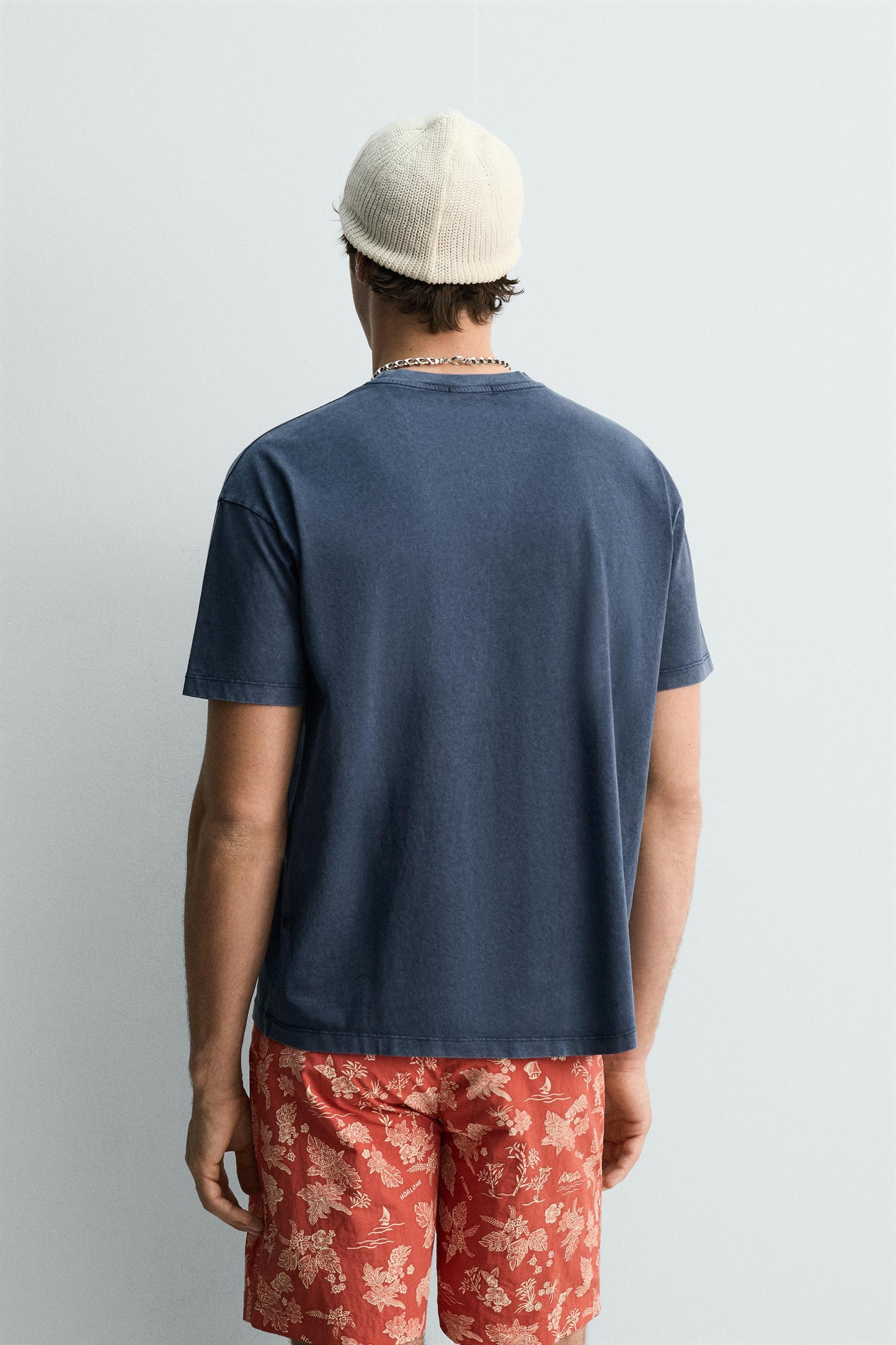 T-SHIRT MENSAGEM EFEITO LAVADO