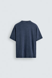 T-SHIRT MENSAGEM EFEITO LAVADO