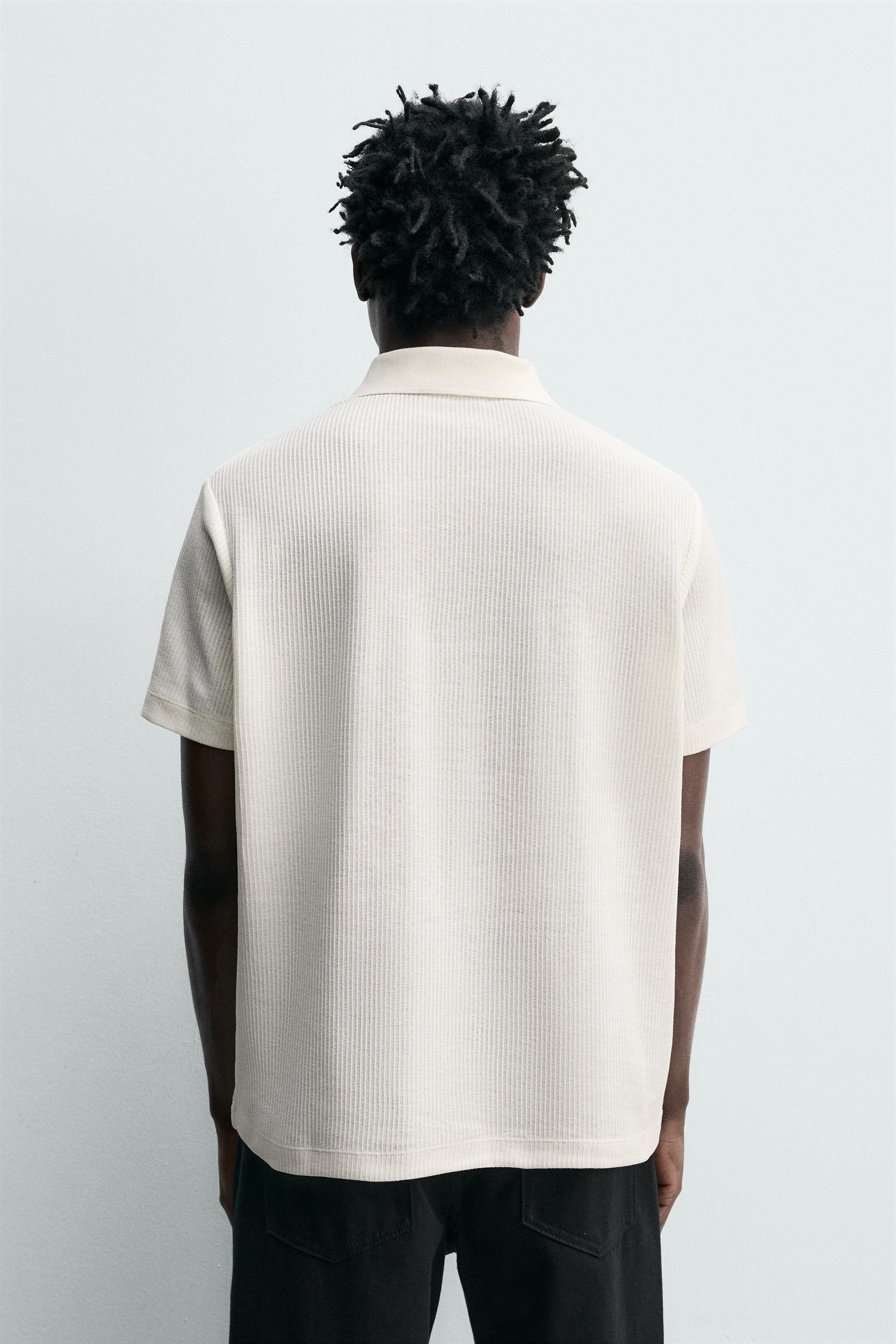 POLO REGULAR FIT COM ESTRUTURA DE ALGODÃO
