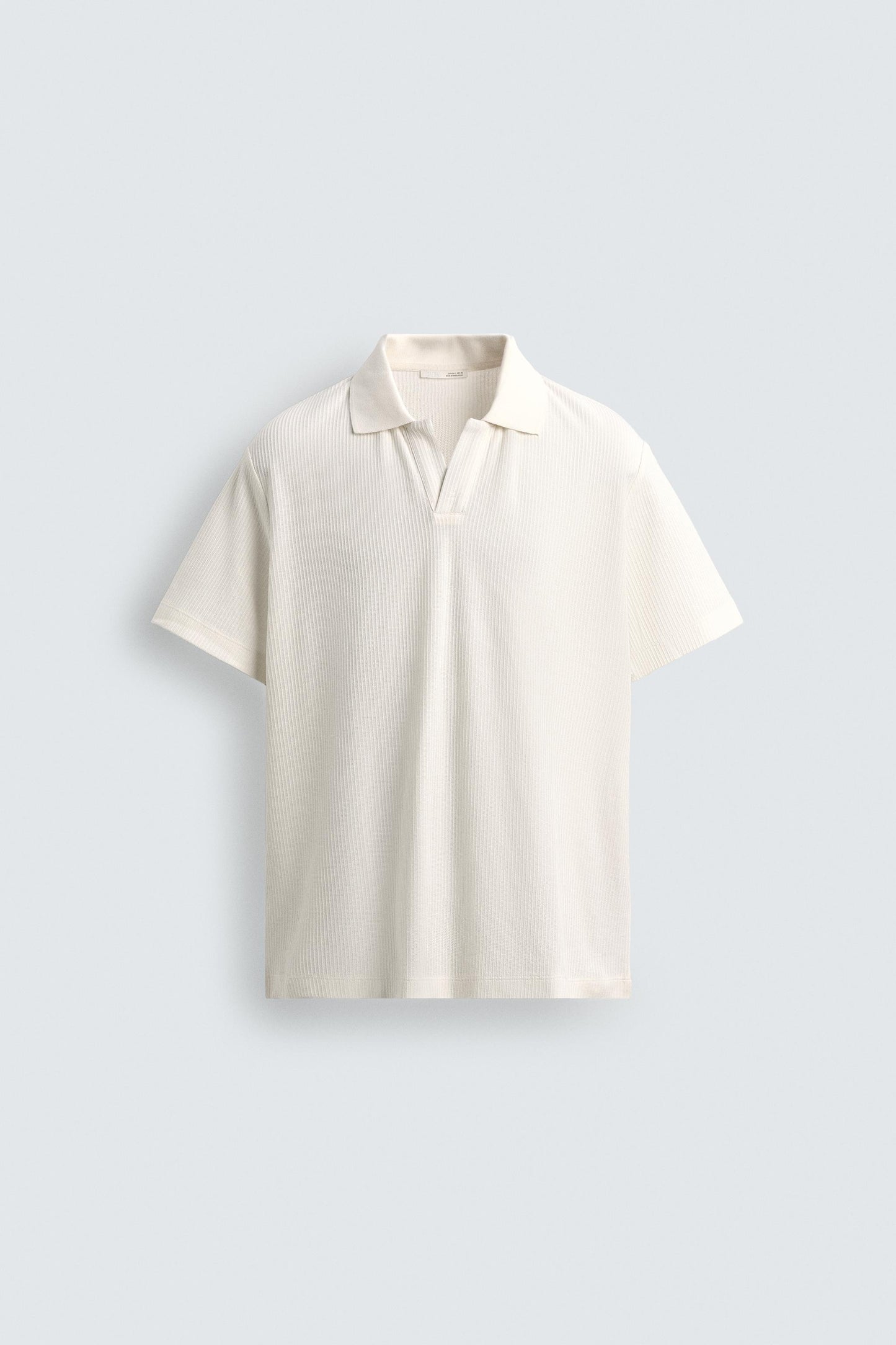 POLO REGULAR FIT COM ESTRUTURA DE ALGODÃO