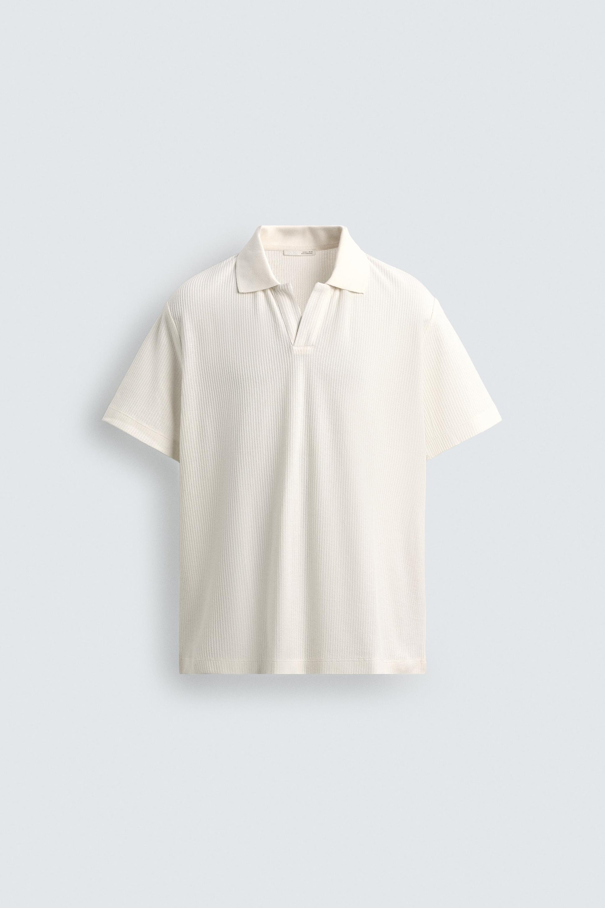 POLO REGULAR FIT COM ESTRUTURA DE ALGODÃO