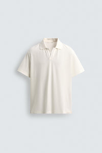 POLO REGULAR FIT COM ESTRUTURA DE ALGODÃO