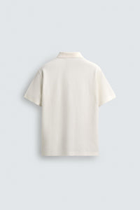 POLO REGULAR FIT COM ESTRUTURA DE ALGODÃO
