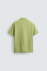 POLO REGULAR FIT COM ESTRUTURA DE ALGODÃO