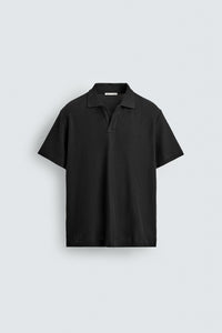 POLO REGULAR FIT COM ESTRUTURA DE ALGODÃO
