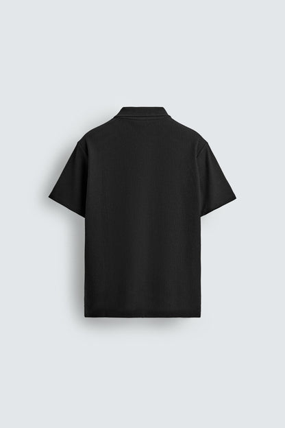 POLO REGULAR FIT COM ESTRUTURA DE ALGODÃO