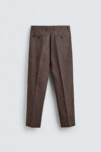 CALÇAS REGULAR FIT 100% LINHO