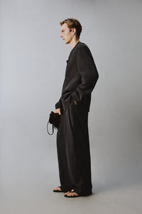 BLAZER SEM LAPELA FATO RELAXED FIT