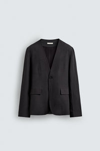 BLAZER SEM LAPELA FATO RELAXED FIT