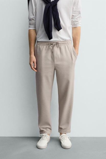 CALÇAS DE CINTURA JOGGER EASY CARE