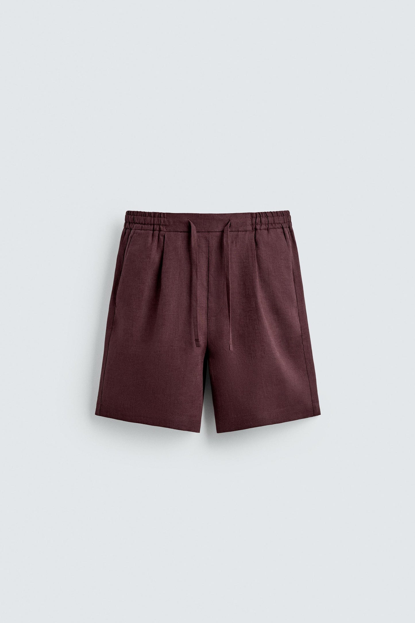 CALÇÕES BERMUDA RELAXED FIT 100% LINHO