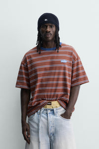 T-SHIRT JACQUARD RISCAS PUKAS SURF X ZARA