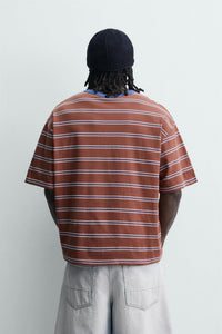 T-SHIRT JACQUARD RISCAS PUKAS SURF X ZARA