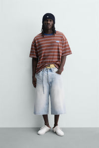 T-SHIRT JACQUARD RISCAS PUKAS SURF X ZARA