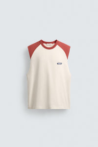 T-SHIRT TANK COLOR BLOCK PUKAS SURF X ZARA