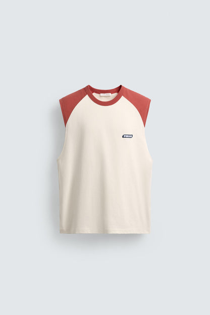 T-SHIRT TANK COLOR BLOCK PUKAS SURF X ZARA