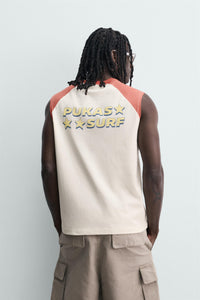 T-SHIRT TANK COLOR BLOCK PUKAS SURF X ZARA