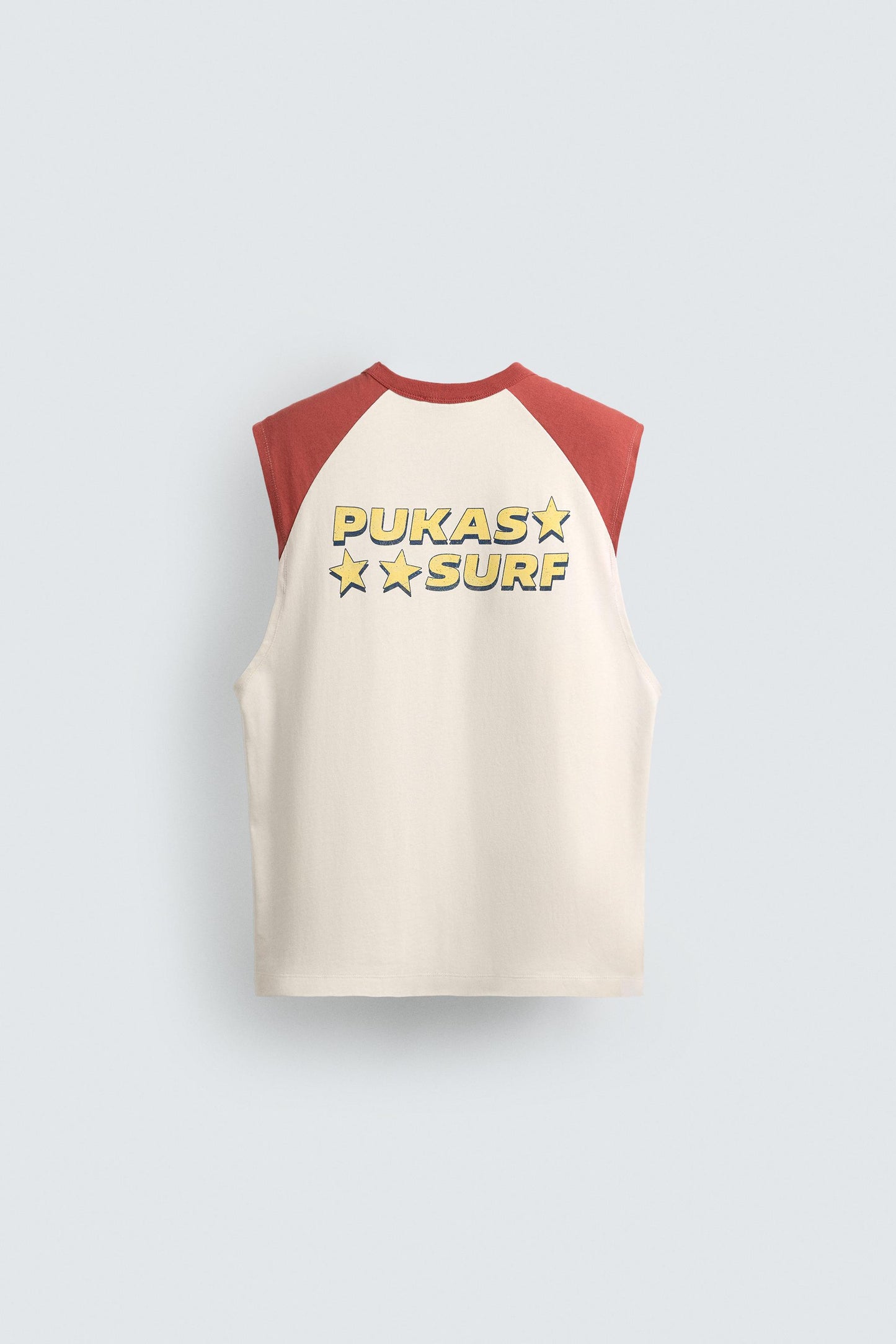 T-SHIRT TANK COLOR BLOCK PUKAS SURF X ZARA