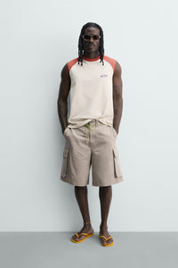 T-SHIRT TANK COLOR BLOCK PUKAS SURF X ZARA
