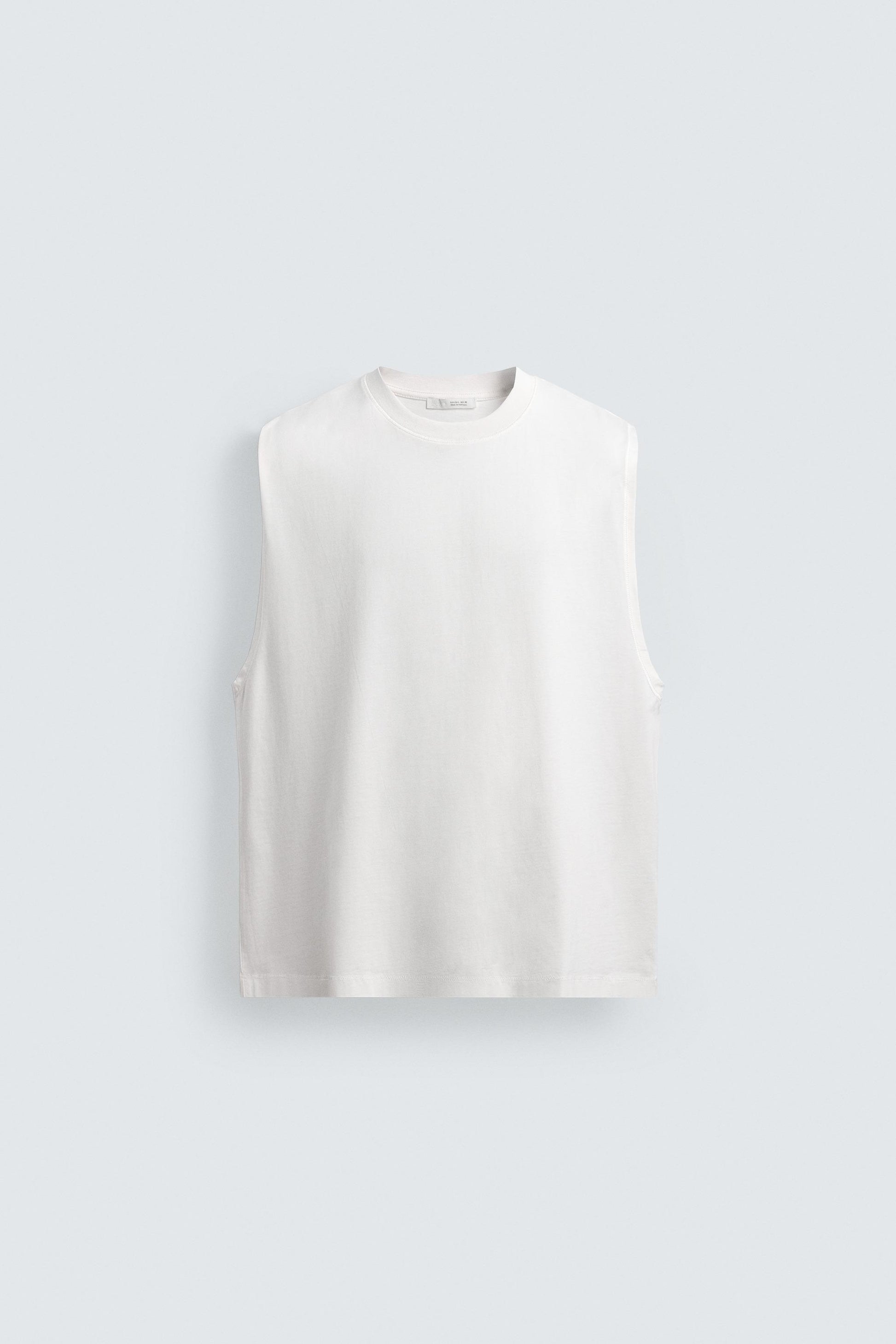 T-SHIRT DE ALÇAS LAVADA