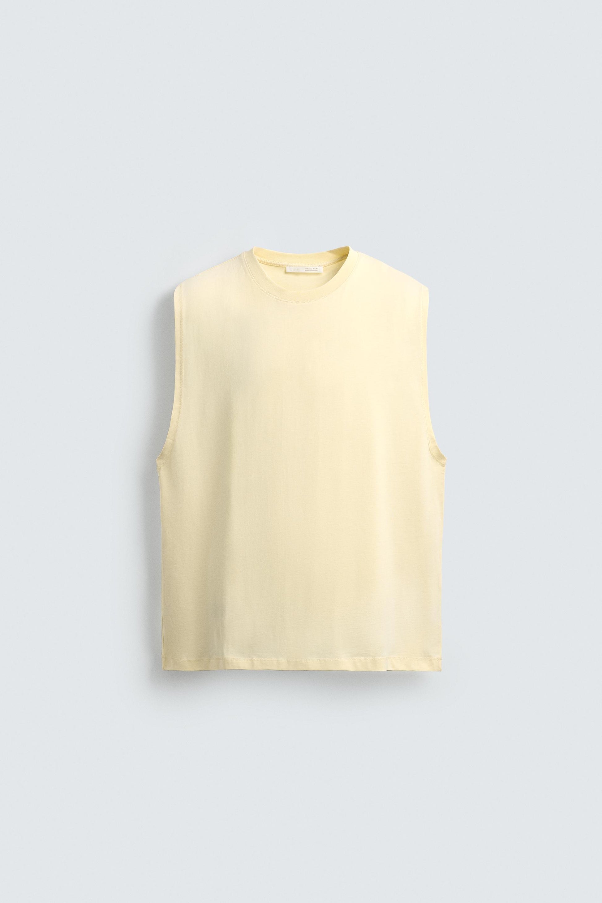 T-SHIRT DE ALÇAS LAVADA